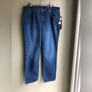 NWT! NYDJ Womens Marilyn Straight Yucca Valley Jeans Size: 14P